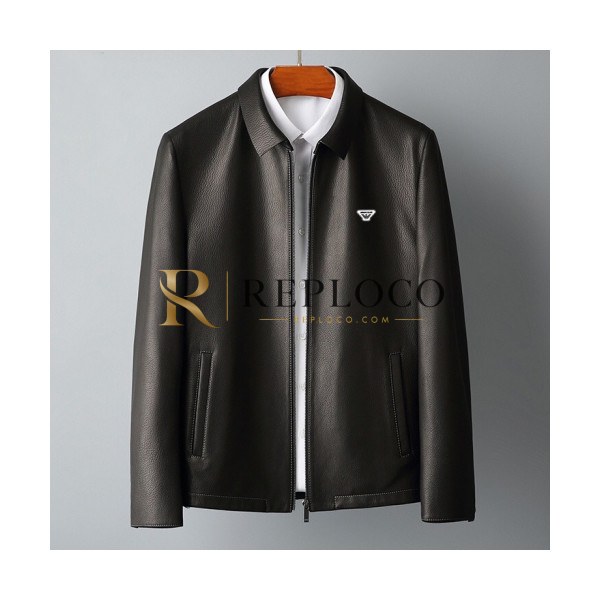 ✨Armani 2019 Mens Casual Leather Jacket - 알마니 2019 남성 캐쥬얼 가죽 자켓 Arm0371x.Size(m - 3xl).블랙