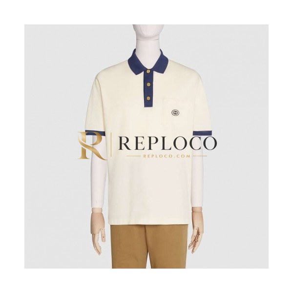 ✨[매장판]Gucci 2020 Mens Logo Cotton Short Sleeved Polo Tshirts - 구찌 2020 남/녀 로고 코튼 폴로 반팔티 Guc02875x.Size(xs - xl).아이보리
