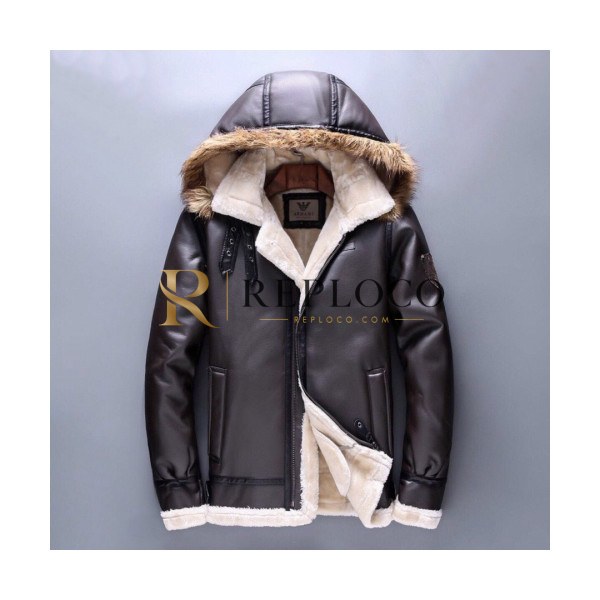 ✨Armani 2019 Mens Casual Leather Jacket - 알마니 2019 남성 캐쥬얼 가죽 자켓 Arm0375x.Size(m - 3xl).브라운