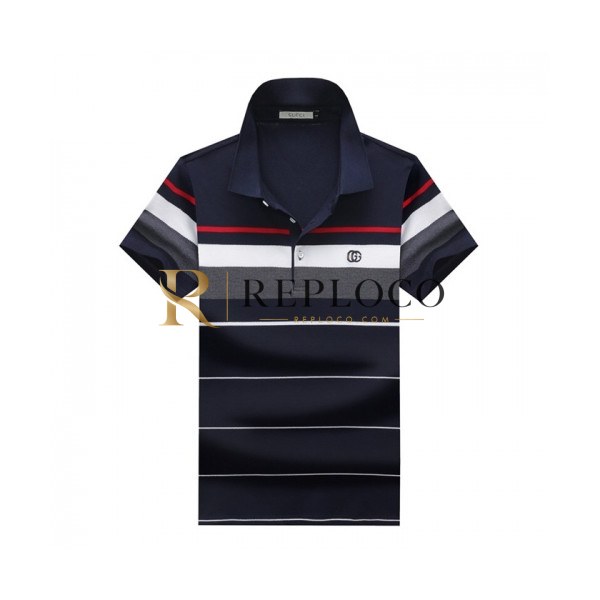 ✨[매장판]Gucci 2020 Mens Logo Cotton Short Sleeved Polo Tshirts - 구찌 2020 남성 로고 코튼 폴로 반팔티 Guc02379x.Size(m - 3xl).네이비