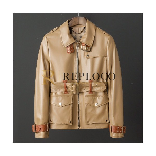 ✨[커스텀급]Burberry 2019 Womens Vintage Sheepskin Jacket - 버버리 2019 여성 빈티지 양가죽 자켓 Bur0874x.Size(s - xl).카멜