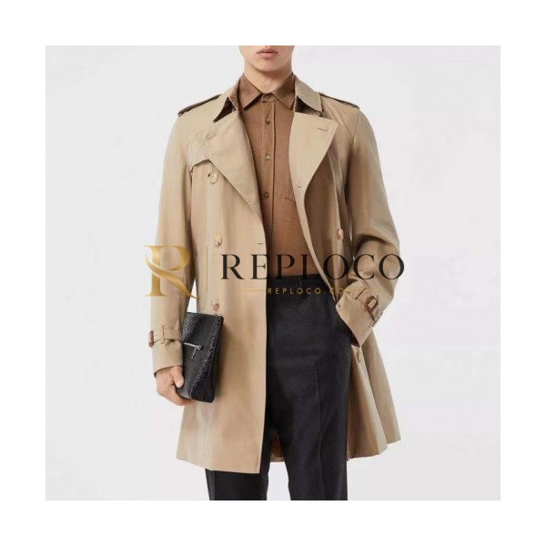 ✨[버버리]Burberry 2020 Mens Vintage Cotton Trench Coats - 버버리 2020 남성 빈티지 코튼 트렌치 코트 Bur02345x.Size(s - 3xl).베이지