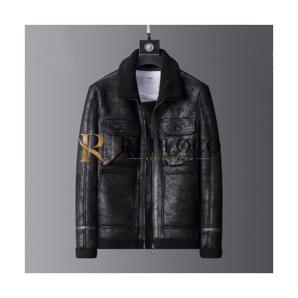 ✨[알마니]Armani 2020 Mens Classic Leather Jackets - 알마니 2020 남성 클래식 캐쥬얼 가죽 자켓 Arm0852x.Size(l - 5xl).블랙