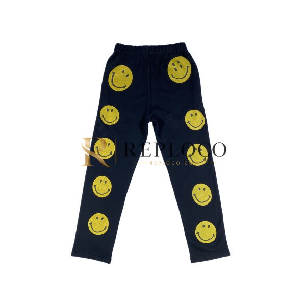 ✨Kanye west 2019 Mm/Wm Logo Oversize Cotton Pants - 카니예 웨스트 2019 남자 로고 오버사이즈 코튼 기모 팬츠 Kany0026x.Size(s - xl).블랙