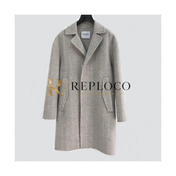 ✨Thom Browne 2020 Mens Business Cashmere Coats - 톰브라운 2020 남성 비지니스 캐시미어 코트 Thom0494x.Size(m - 3xl).그레이