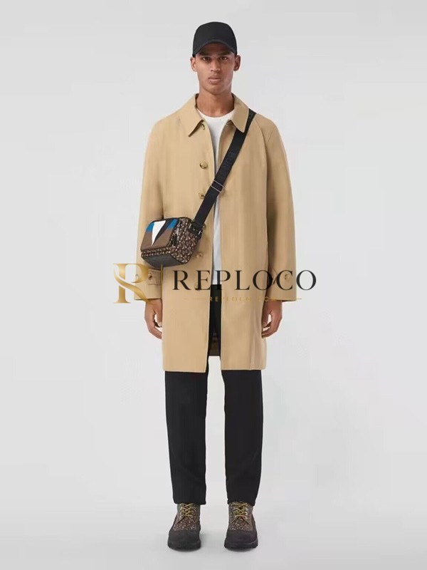 ✨[버버리]Burberry 2022 Mens Vintage Cotton Trench Coats - 버버리 2022 남성 빈티지 코튼 트렌치 코트 Bur02258x.Size(s - 2xl).베이지