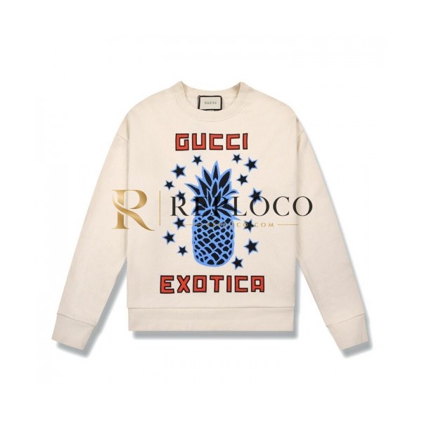 ✨[구찌]Gucci 2020 Mm/Wm Logo Crew-neck Cotton Tshirts - 구찌 2020 남/녀 로고 코튼 크루넥 코튼 긴팔티 Guc02995x.Size(s - l).아이보리