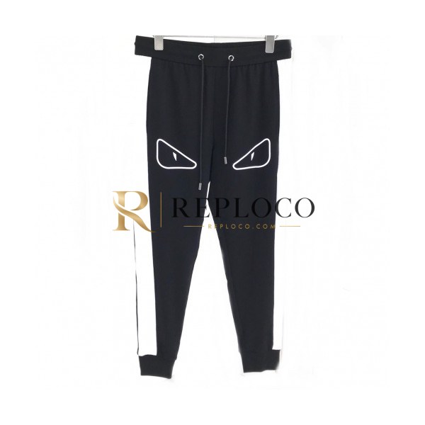 ✨[펜디]Fendi 2020 Mens Casual Initial Logo Casual Training Pants - 펜디 2020 남성 캐쥬얼 이니셜 로고 캐쥬얼 트레이닝 팬츠 Fen0576x.Size(m - 2xl).블랙