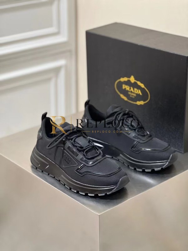 ✨[매장판]Prada 2022 Mens Leather Sneakers - 프라다 2022 남성용 레더 스니커즈,PRAS0393,Size(240 - 275).블랙
