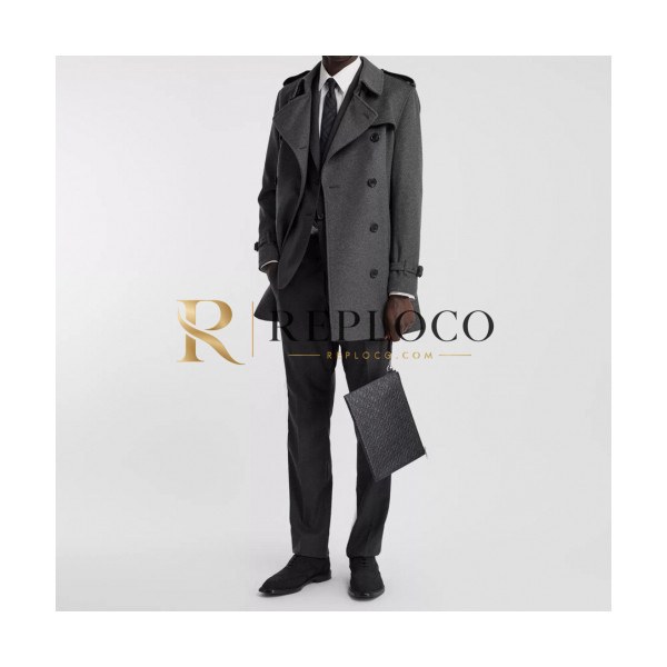 ✨Burberry 2019 Mens Vintage Cashmere Coat - 버버리 2019 남성 빈티지 캐시미어 코트 Bur01229x.Size(m - 2xl).그레이