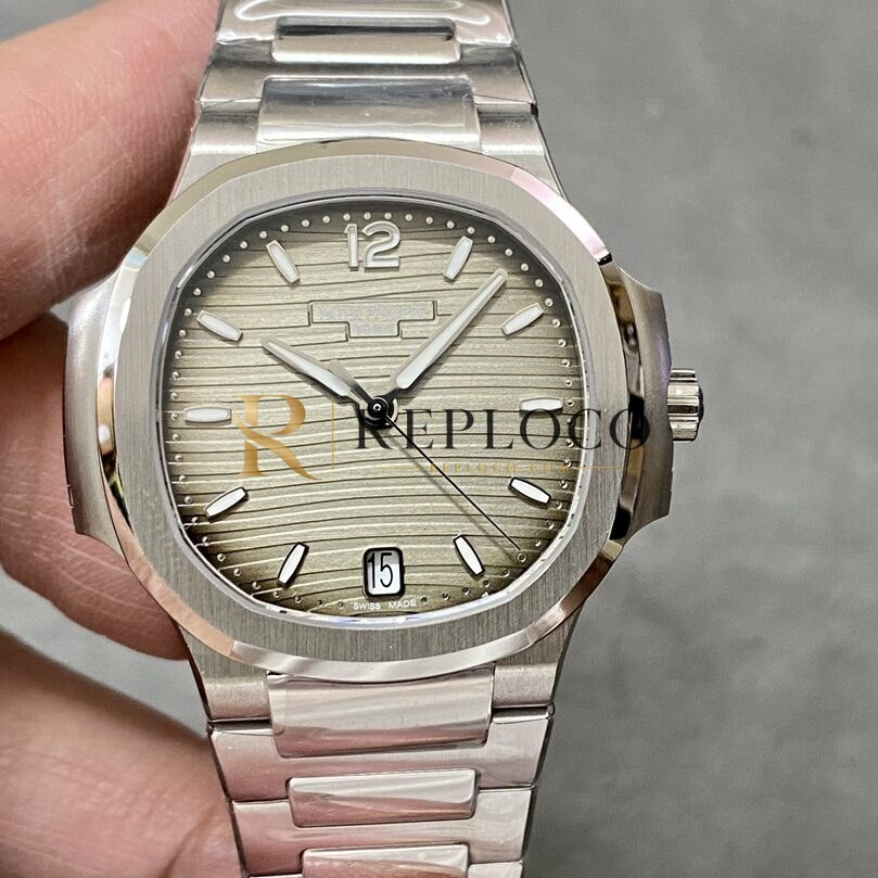 3K 공장 파텍 필립 나틸러스 7118 스모키 그레이 다이얼 316L 스틸 브레이슬릿 324SC 무브먼트 35.2mm