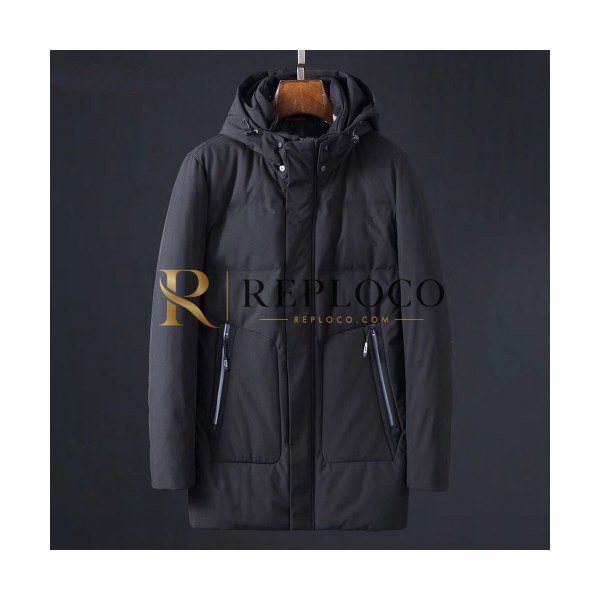 ✨Armani 2019 Mens Logo Long Down Padding - 알마니 2019 남성 로고 롱다운 패딩 Arm0294x.Size(m - 3xl).블랙