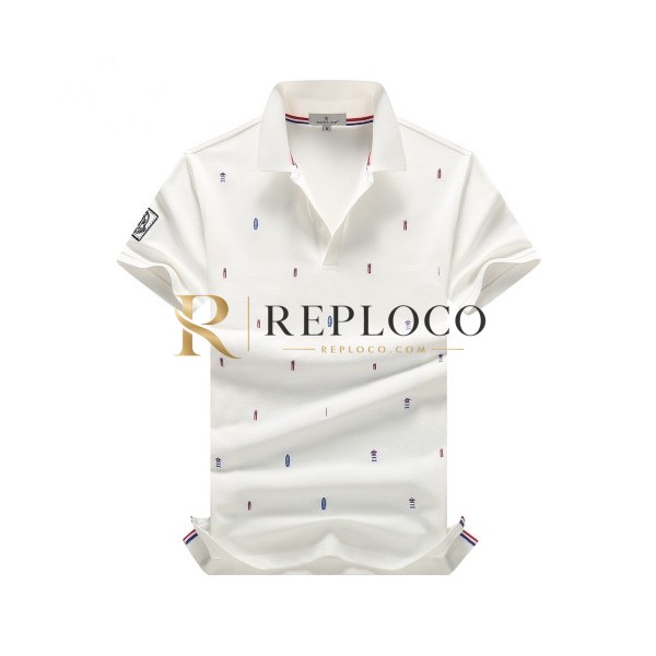 ✨[매장판]Moncler 2020 Mens Logo Cotton Short Sleeved Polo Tshirts - 몽클레어 2020 남성 로고 코튼 폴로 반팔티 Moc01540x.Size(m - 3xl).화이트