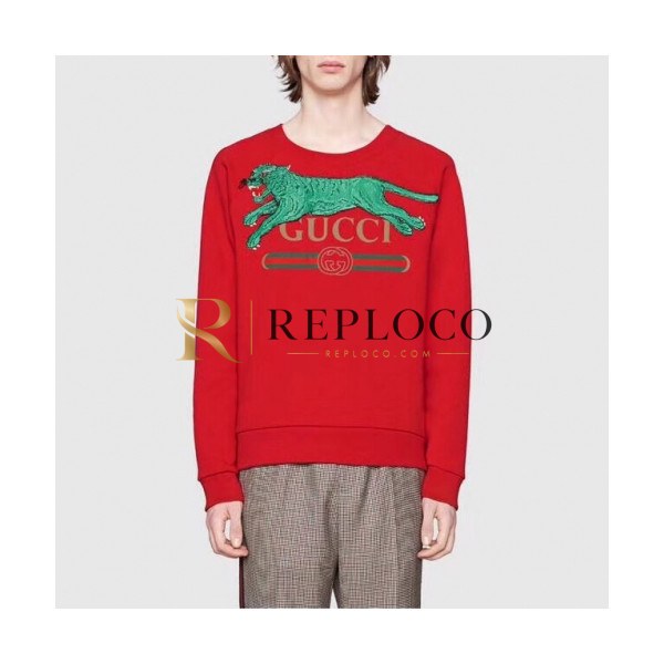 ✨[구찌]Gucci 2019 Mens Logo Cotton Crew-neck Tshirts - 구찌 2019 남성 로고 코튼 크루넥 긴팔티 Guc01707x.Size(s - 2xl).레드