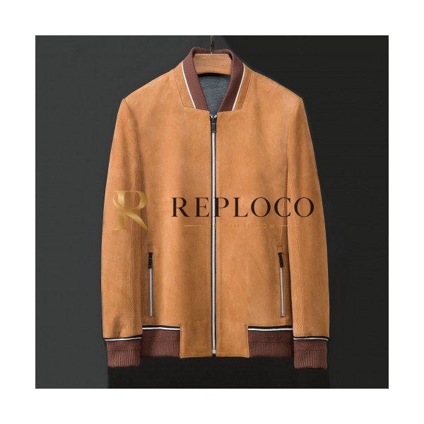 ✨Ermenegildo Zegna 2019 Mens Business Leather Jacket - 에르메네질도 제냐 2019 남성 비지니스 가죽 자켓 Zeg0111x.Size(m - 3xl).카멜