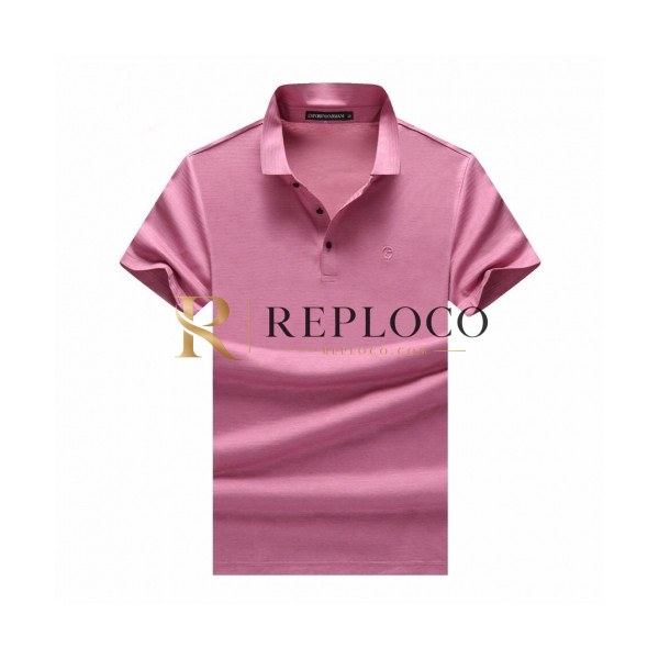 ✨[알마니]Armani 2020 Mens Logo Silket Short Sleeved Polo Tshirts - 알마니 2020 남성 로고 실켓 폴로 반팔티 Arm0650x.Size(m - 3xl).핑크