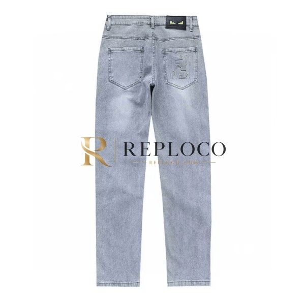 ✨Fendi 2023 Mens Casual Classic Denim Jeans - 펜디 2023 남성 캐쥬얼 클래식 청바지 Fen02388x.Size(29 - 38).블루