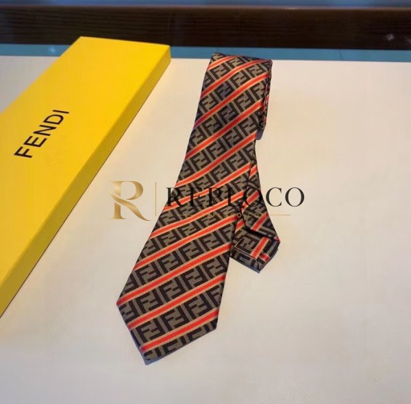 ✨FENDI MENS NECKTIE BROWN - 펜디 남성용 넥타이 브라운 FEN0001N