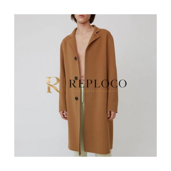 ✨[아크네]Acne Sstudios 2020 Mens Business Cashmere Coats - 아크네 2020 남성 비지니스 캐시미어 코트 Acn0049x.Size(m - 2xl).카멜
