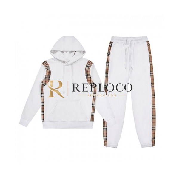 ✨[버버리]Burberry 2020 Mens Logo Casual Training Clothes&Pants - 버버리 2020 남성 로고 캐쥬얼 트레이닝복&팬츠 Bur03175x.Size(xs - l).화이트