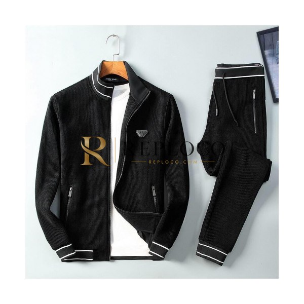 ✨[알마니]Emporio Armani 2019 Mens Casual Silket Training Clothes&Pants - 알마니 2019 남성 캐쥬얼 실켓 트레이닝복&팬츠 Arm0558x.Size(l - 5xl).블랙