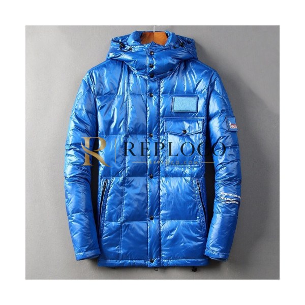 ✨Moncler 2019 Mens Patch Logo Modern Down Padding - 몽클레어 2019 남성 패치 로고 모던 다운패딩 Moc0732x.Size(m - 3xl).블루