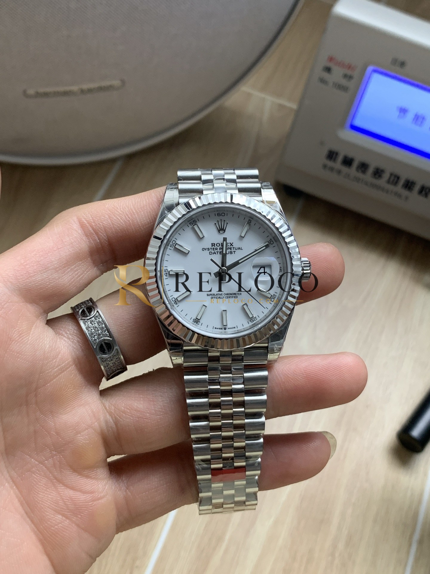 VS 공장 롤렉스 데이트저스트 41mm 126334 퓨어 화이트 다이얼 플루티드 베젤 쥬빌리 브레이슬릿 1:1 슈퍼클론 DD3235 무브먼트