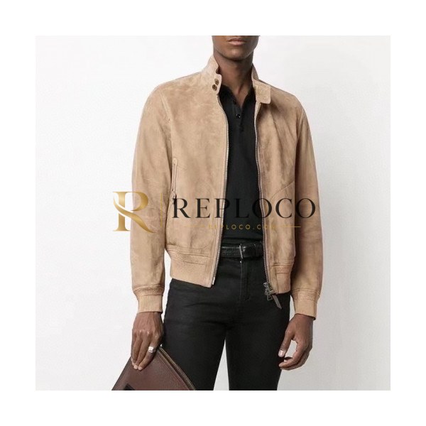 ✨Tom Ford Mens Logo Casual Leather Jackets Camel - 톰포드 2021 남성 로고 캐쥬얼 자켓 Tomf0033x Size(m - 2xl) 카멜