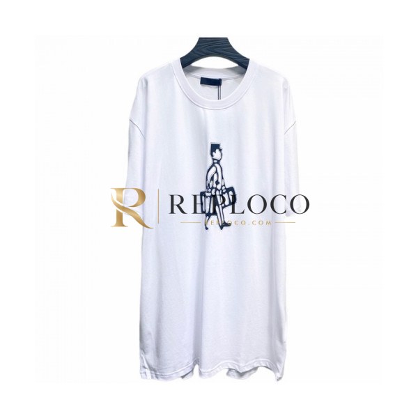✨[트렌디]Prada Mens Basic Logo Short Sleeved Tshirts White - 프라다 2021 남성 베이직 로고 폴로 반팔티 Pra02247x Size(s - xl) 화이트