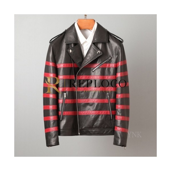 ✨[구찌]Gucci 2020 Mens Classic Leather Jackets - 구찌 2020 남성 클래식 캐쥬얼 가죽 자켓 Guc03180x.Size(m - 3xl).블랙