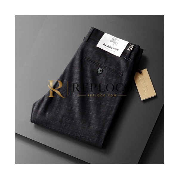 ✨[버버리]Burberry 2020 Mens Business Classic Cotton Pants - 버버리 2020 남성 비지니스 클래식 코튼 팬츠 Bur01912x.Size(29 - 40).블랙