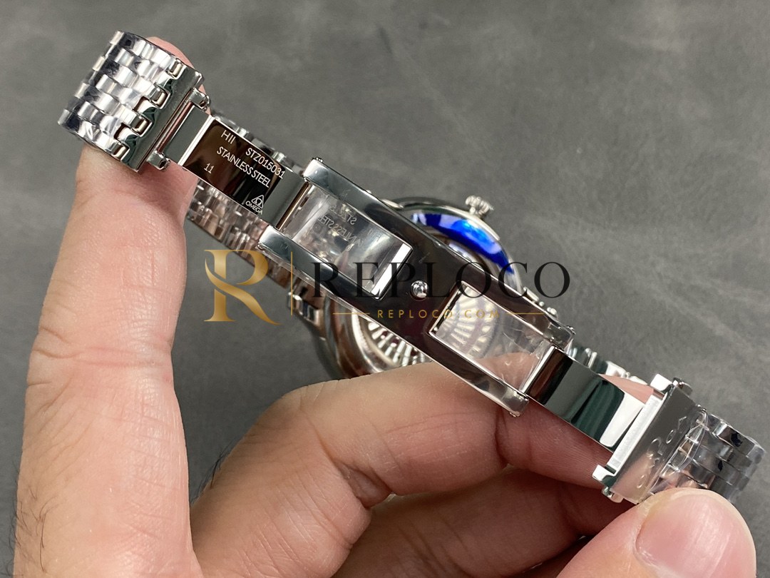 VS 공장 오메가 드빌 프레스티지 40mm 파인 그린 다이얼 스테인리스 스틸 브레이슬릿 (434.10.40.20.10.001) 1:1 슈퍼클론 단동 DD8800 무브먼트 탑재 - 이미지 6
