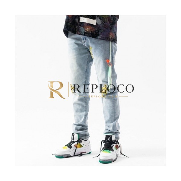 ✨[크롬하츠]Chrom Hearts 2021 Mens Casual Denim Jeans - 크롬하츠 20201남성 캐쥬얼 데님 청바지 Chr0338x.Size(29 - 40).블루