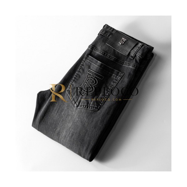 ✨Burberry 2019 Mens Business Classic Denim Jeans - 버버리 2019 남성 비지니스 클래식 데님 청바지 Bur01786x.Size(29 - 40).블랙