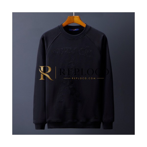 ✨Louis vuitton 2019 Mens Casual Cotton Tshirt - 루이비통 2019 남성 캐쥬얼 코튼 긴팔티 Lou01468x.Size(s - xl).블랙