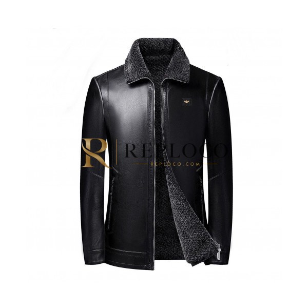 ✨[알마니]Armani 2020 Mens Casual Leather Jackets - 알마니 2020 남성 로고 캐쥬얼 가죽 자켓 Arm0556x.Size(m - 3xl).블랙