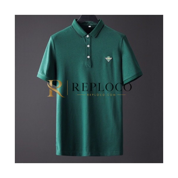 ✨[프라다]Prada 2020 Mens Basic Logo Silket Short Sleeved Polo Tshirts - 프라다 2020 남성 베이직 로고 실켓 폴로 반팔티 Pra01057x.Size(m - 3xl).그린