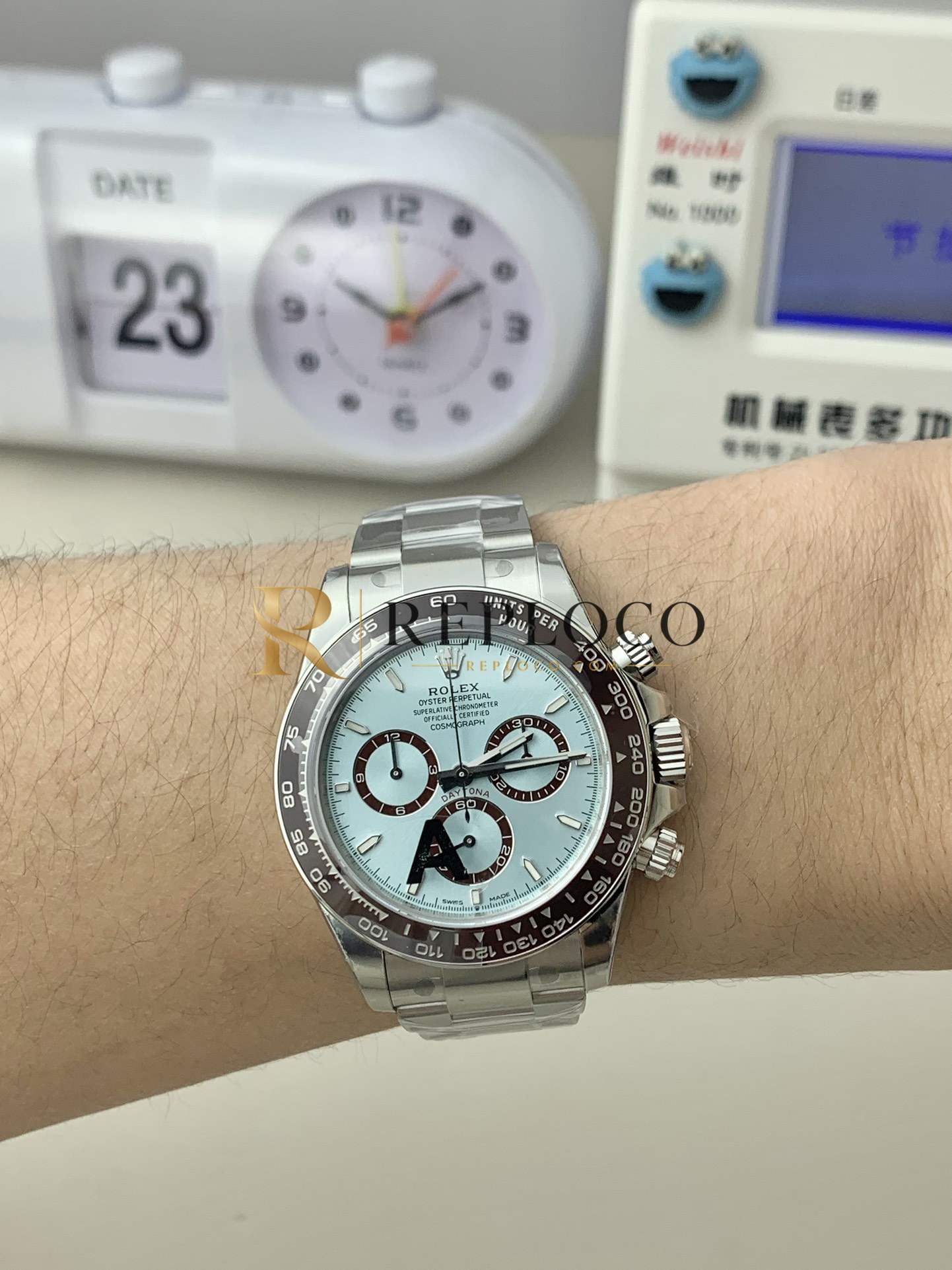 VS 공장 롤렉스 코스모그래프 데이토나 40mm 126506 아이스 블루 플래티넘 1:1 슈퍼클론 DD4131 무브먼트 - 이미지 7