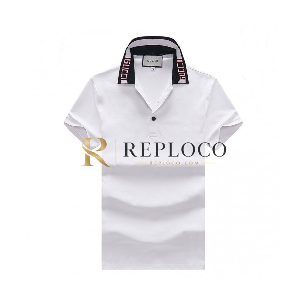✨[매장판]Gucci 2020 Mens Logo Cotton Polo Short Sleeved Tshirts - 구찌 2020 남성 로고 폴로 코튼 반팔티 Guc02445x.Size(m - 3xl).화이트