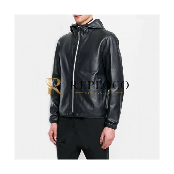 ✨Ermenegildo Zegna 2019 Mens Business Leather Jacket - 에르메네질도 제냐 2019 남성 비지니스 가죽 자켓 Zeg0112x.Size(m - 3xl).블랙