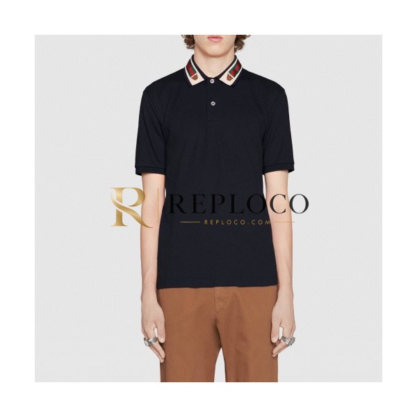 ✨[매장판]Gucci 2020 Mens Logo Short Sleeved Polo Tshirts - 구찌 2020 남성 로고 폴로 반팔티 Guc02948x.Size(s - 2xl).블랙