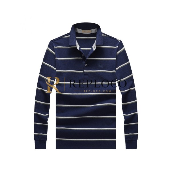 ✨[버버리]Burberry 2020 Mens Logo Casual Cotton Polo Tshirts - 버버리 2020 남성 로고 캐쥬얼 코튼 폴로 맨투맨 Bur02189x.Size(m - 3xl).네이비