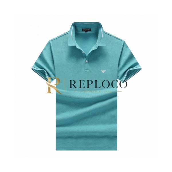 ✨[알마니]Armani 2020 Mens Logo Cotton Short Sleeved Polo Tshirts - 알마니 2020 남성 로고 코튼 폴로 반팔티 Arm0645x.Size(m - 3xl).블루