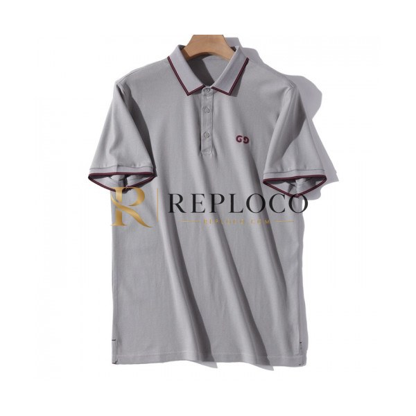 ✨[매장판]Gucci 2020 Mens Logo Cotton Short Sleeved Polo Tshirts - 구찌 2020 남성 로고 코튼 폴로 반팔티 Guc02731x.Size(m - 3xl).그레이