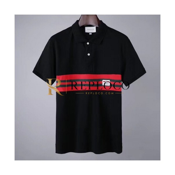 ✨[매장판]Gucci 2020 Mens Logo Short Sleeved Polo Tshirts - 구찌 2020 남성 로고 폴로 반팔티 Guc02912x.Size(m - 2xl).블랙