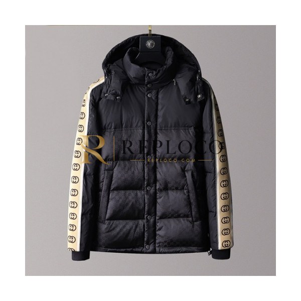 ✨[구찌]Gucci 2020 Mens Logo Casual Duck Down Padding - 구찌 2020 남성 로고 캐쥬얼 덕다운 패딩 Guc03289x.Size(m - 3xl).블랙
