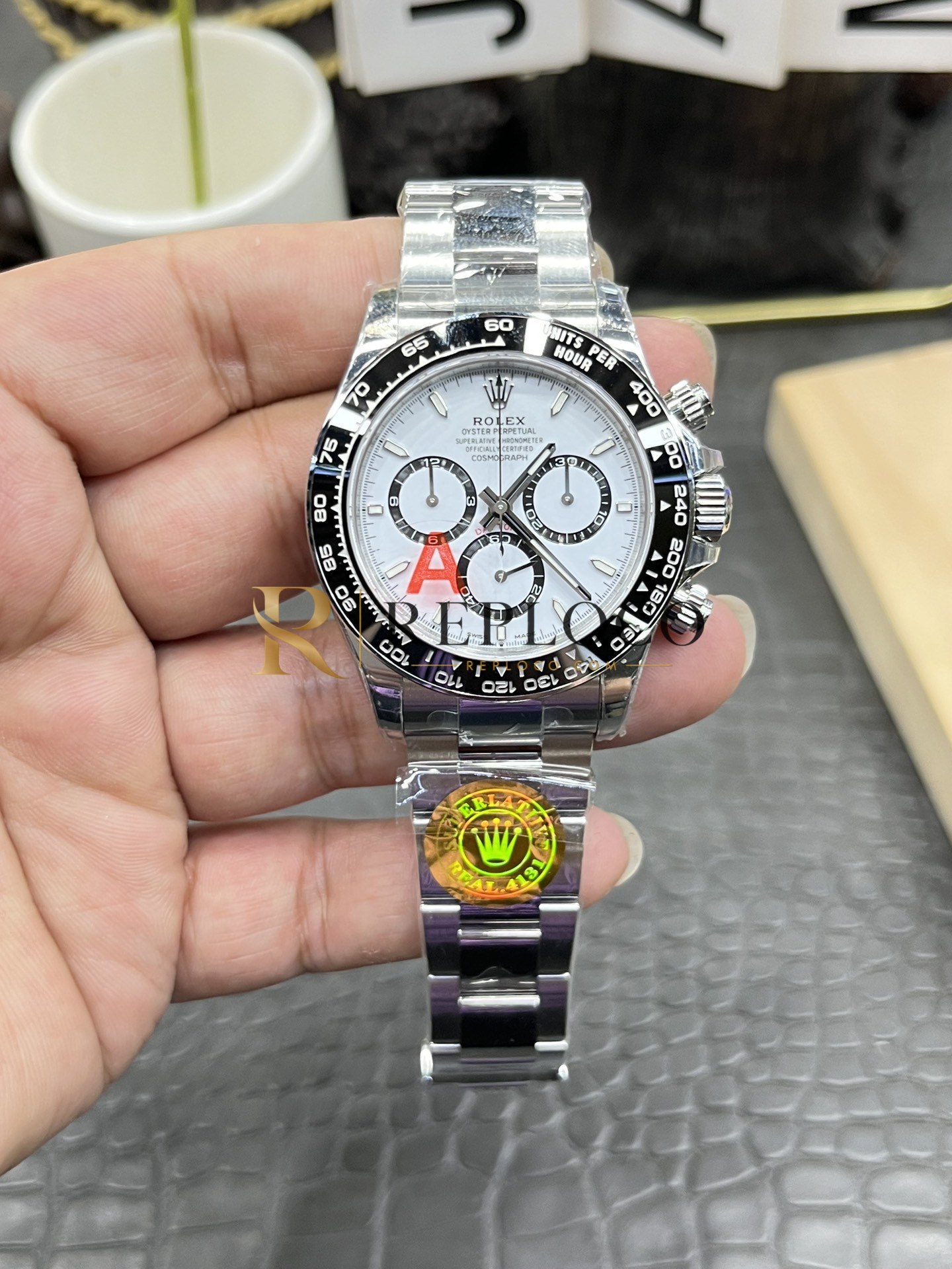 VS 공장 롤렉스 코스모그래프 데이토나 40mm 126500LN "팬더" 화이트 다이얼 1:1 슈퍼클론 DD4131 무브먼트