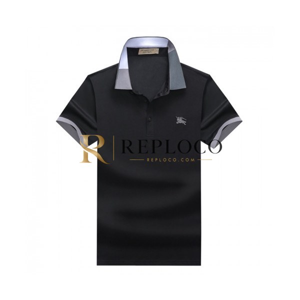 ✨[버버리]Burberry 2020 Mens Logo Cotton Polo Short Sleeved Tshirts - 버버리 2020 남성 로고 코튼 폴로 반팔티 Bur02338x.Size(m - 3xl).블랙