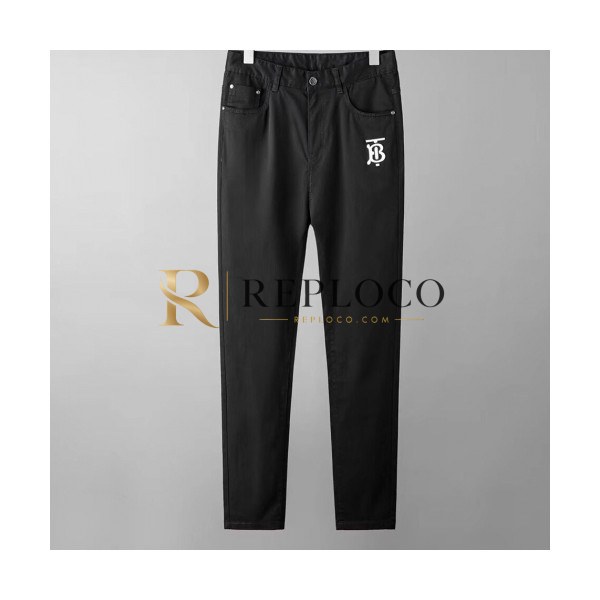 ✨[버버리]Burberry 2020 Mens Business Classic Cotton Pants - 버버리 2020 남성 비지니스 클래식 코튼 팬츠 Bur02301x.Size(30 - 40).블랙