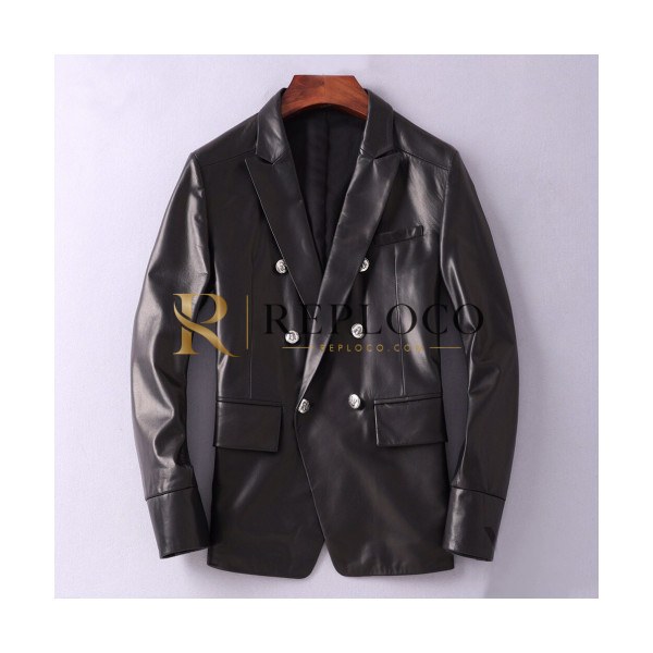 ✨Dior 2019 Mens Logo Modern Leather Suit Jacket - 디올 2019 남성 모던 가죽 슈트 자켓 Dio0402x.Size(l - 4xl).블랙